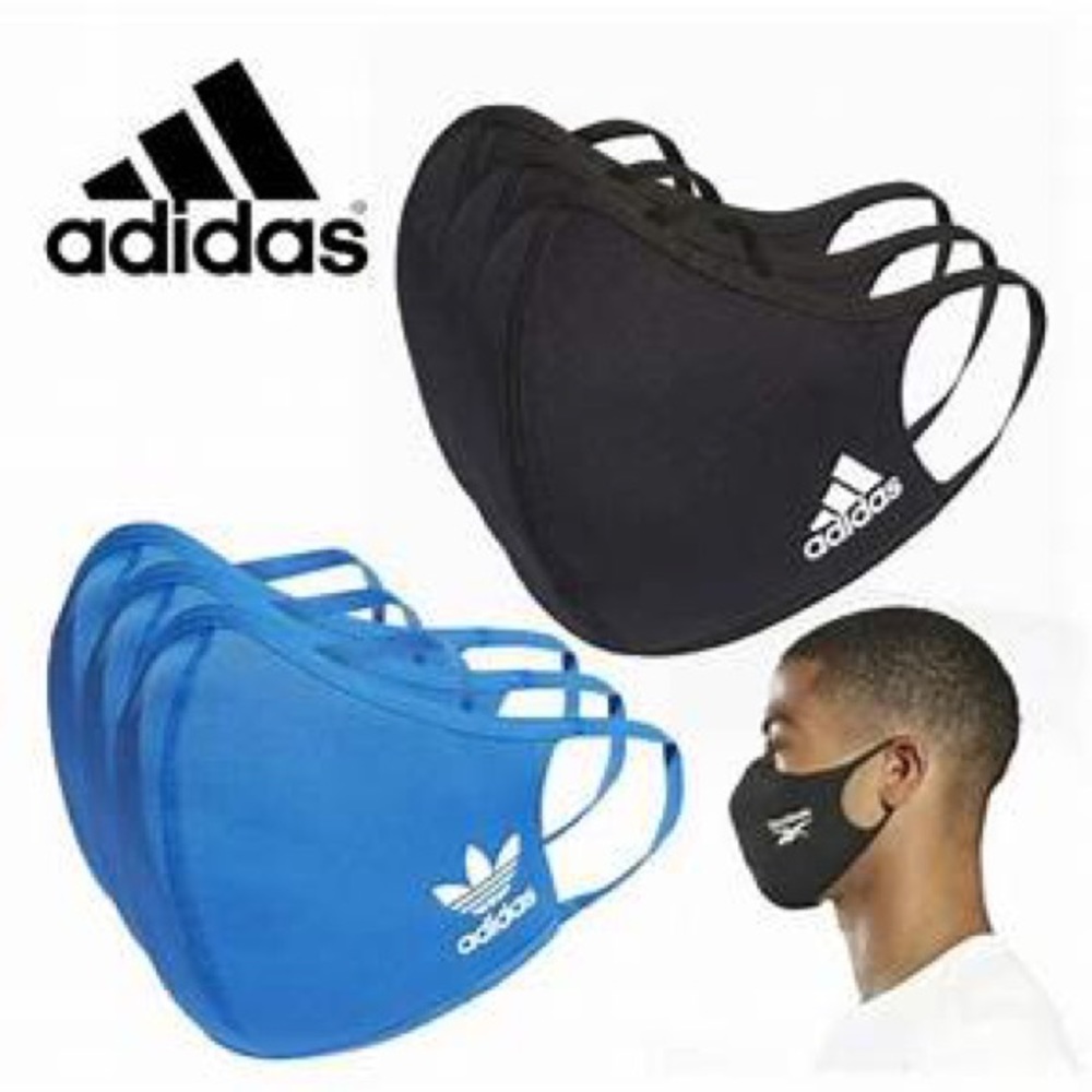3-PACK Adidas face mask,Two sizes